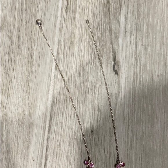 Beautiful Lia Sophia Pink Rhinestone Necklace - Picture 3 of 5